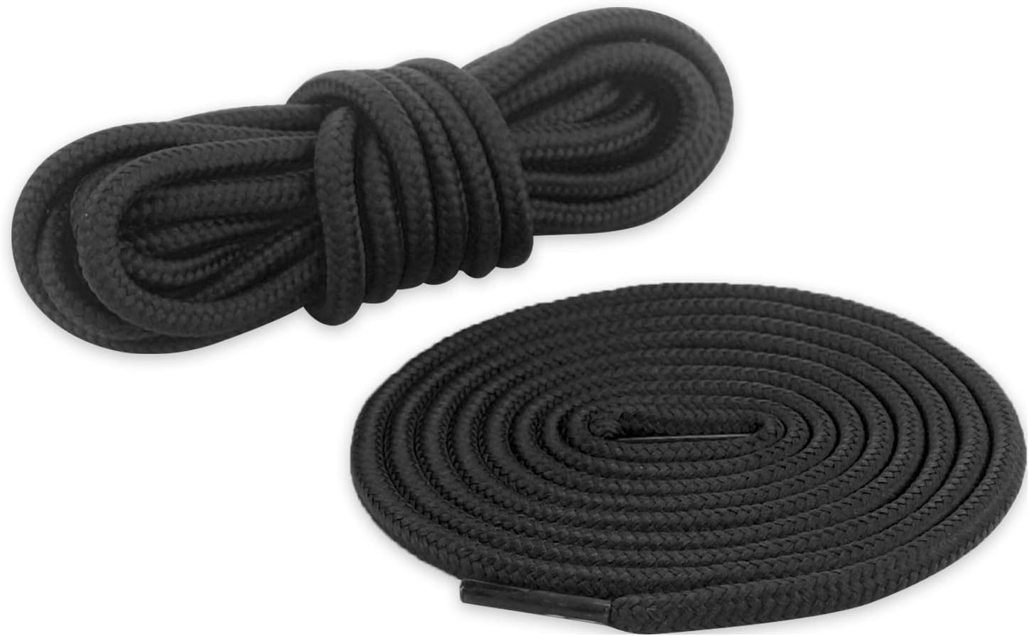 BOROLA 2 Pairs 45" round Coloured Athletic Shoe Laces for Sports Shoes Boots Sneakers Skates Fits All Adult and Kids