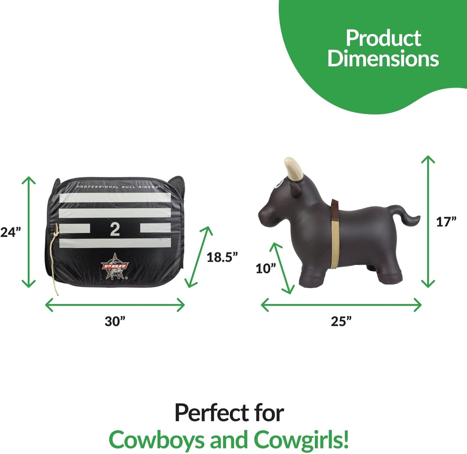 Big Country Toys Lil Bucker & PBR Chute Combo - Kids Hopper Toys - Bull Riding Toys & Rodeo Toys image number 3