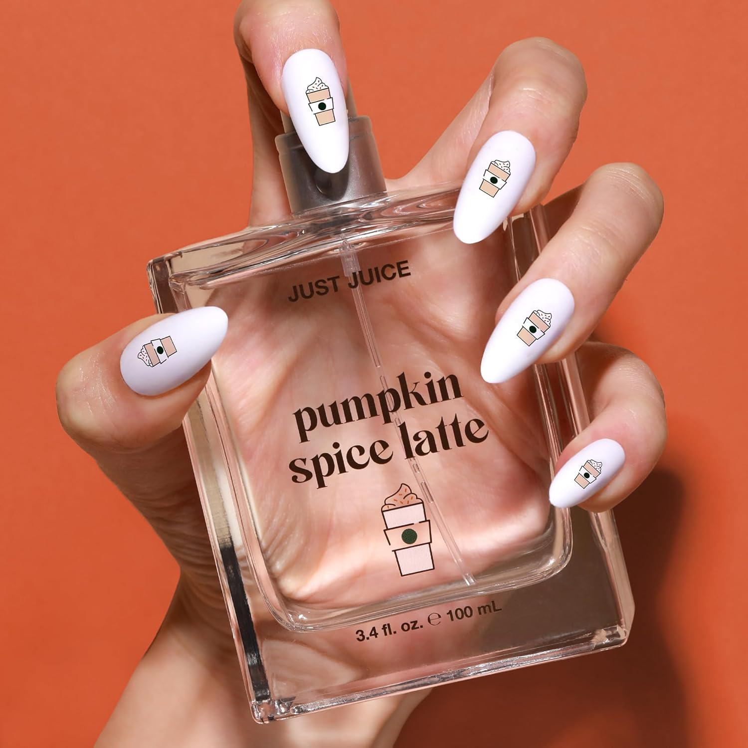 Just Juice Pumpkin Spice Latte - Warm Vanilla Perfume for Women and Men - Pumpkin Spice Perfume with Nutmeg, Cinnamon, Tonka Bean - 3.4 Oz