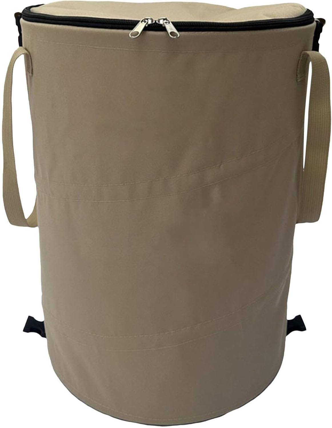 Tuxxjzm Foldable 37L Pop up Bin, Oxford Cloth, Beige, Rectangular, 34 X 40 Cm, 37L, 1.07 Lbs, Garden Waste Bin, Multi-Purpose Storage Bucket image number 4