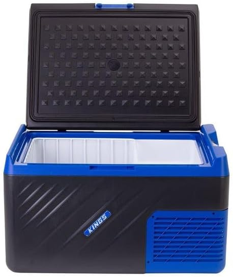 Kings Escape 50 Fridge/Freezer | Fits 68 Cans | Digital Display and LED Screen | Reversible Lid with Cup Holders | 12V & 24V image number 5