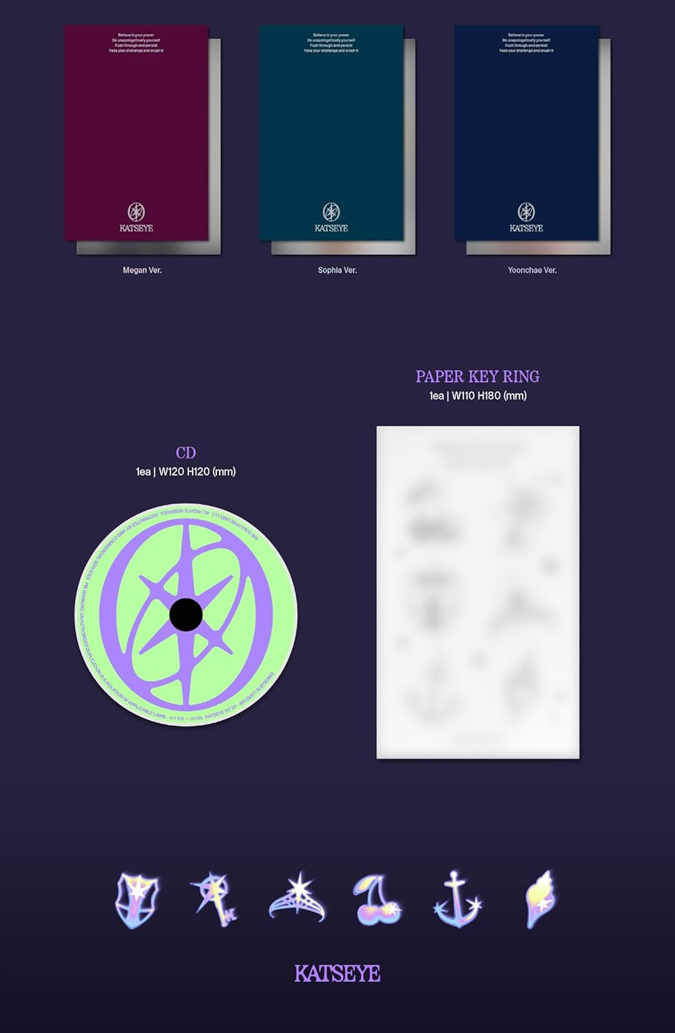 KATSEYE SIS Soft Is Strong 1St EP Album with Tracking (Strong Version) image number 1