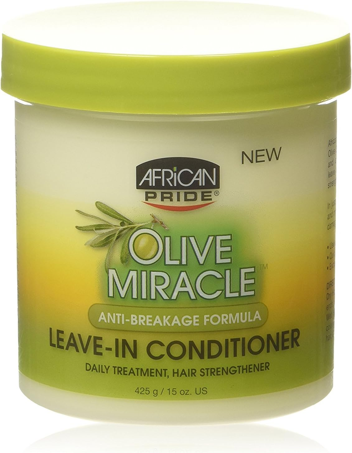 African Pride Olive Miracle Leave-In Conditioner, 15 Ounce image number 5