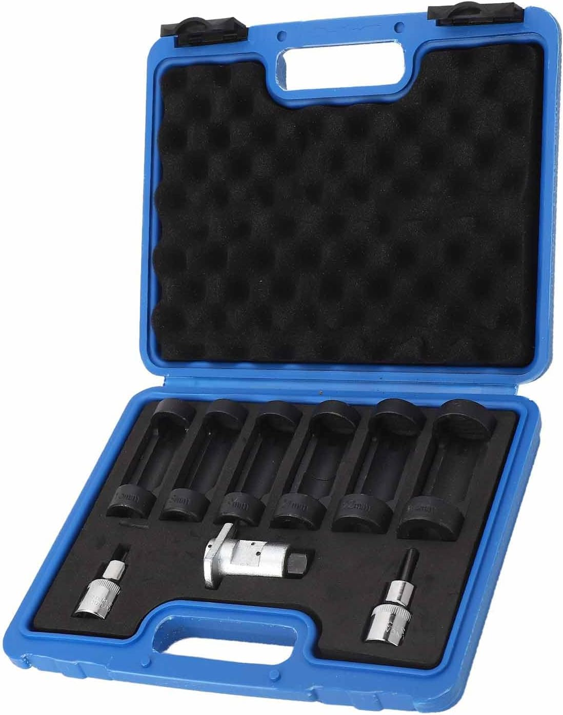 Strut Nut Socket Set, 16Mm 18Mm 19Mm 21Mm 22Mm 24Mm, Suspension Strut Spreader Socket, Suspension Strut Socket Tool with 12 Points, Easy Removal for Cars image number 4