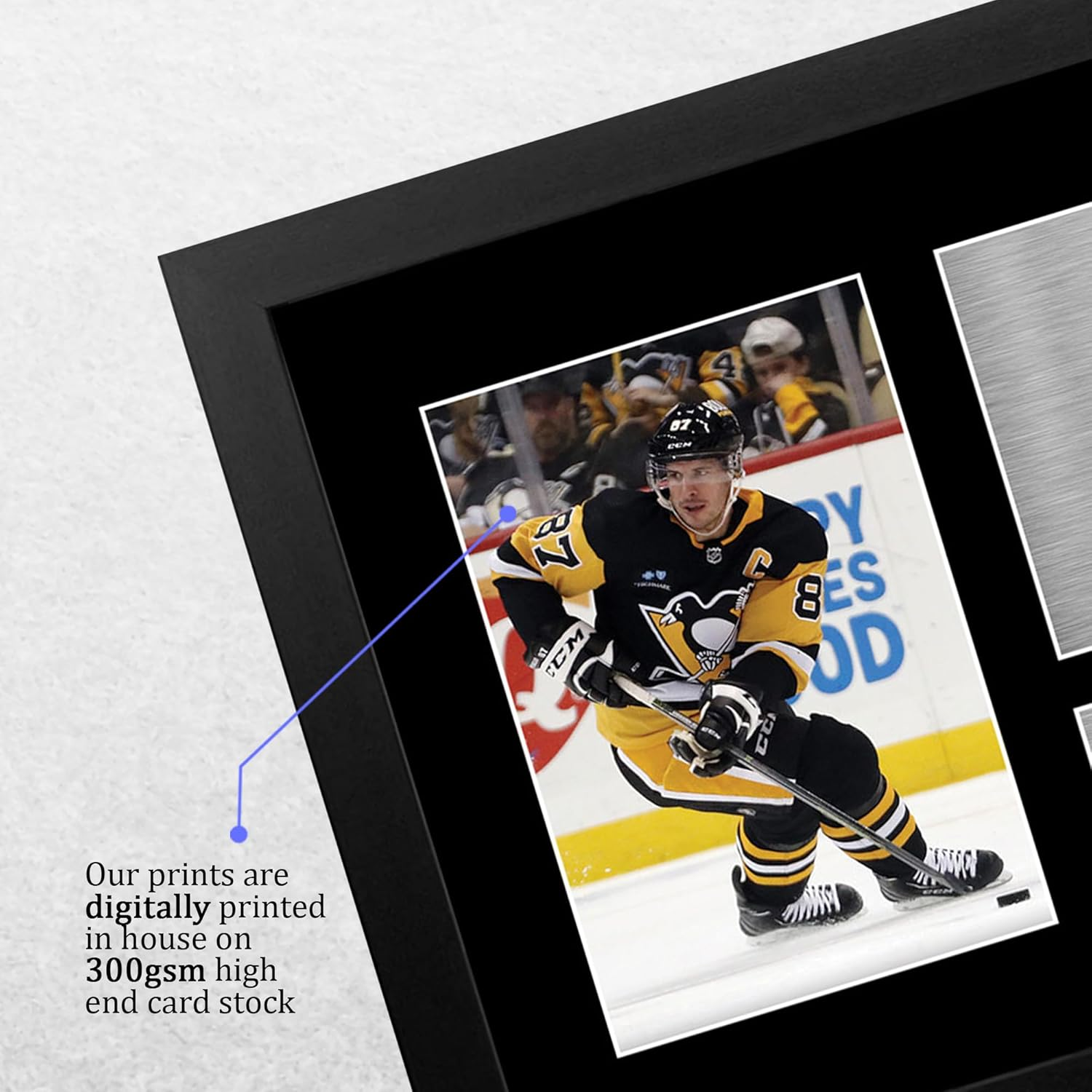 HWC Trading Sidney Crosby Pittsburgh Penguins Gifts Printed Signed Autograph Picture for Ice Hockey Fans - A4 Framed - (Framed) Sidney Crosby image number 6