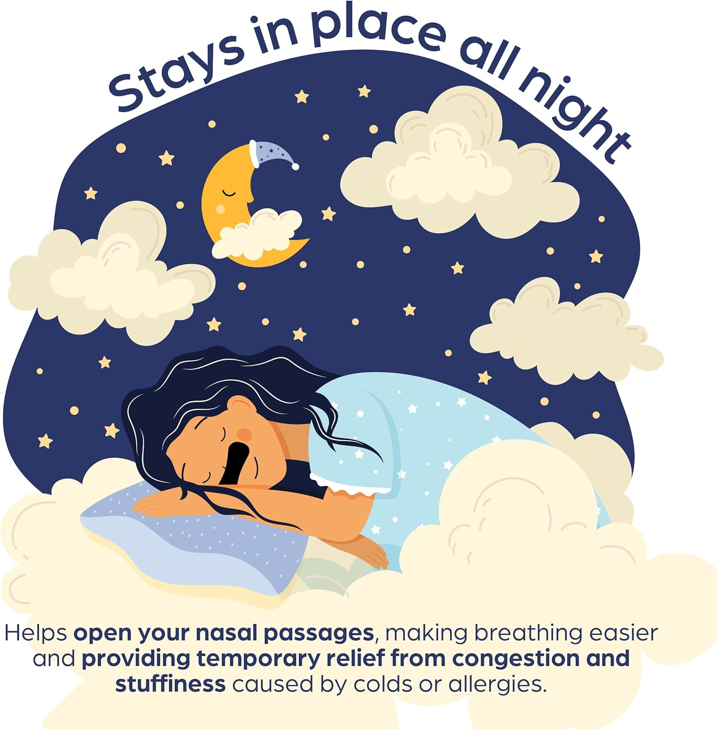 Nasal Strips,Nose Strips for Sleep Reduce Snoring&Mouth Breathing for Better Quality of Sleep Breathing Extra Strength Instant Nasal Congestion Relief Nose Tape & Dilators Clear Airways for Exercise image number 6