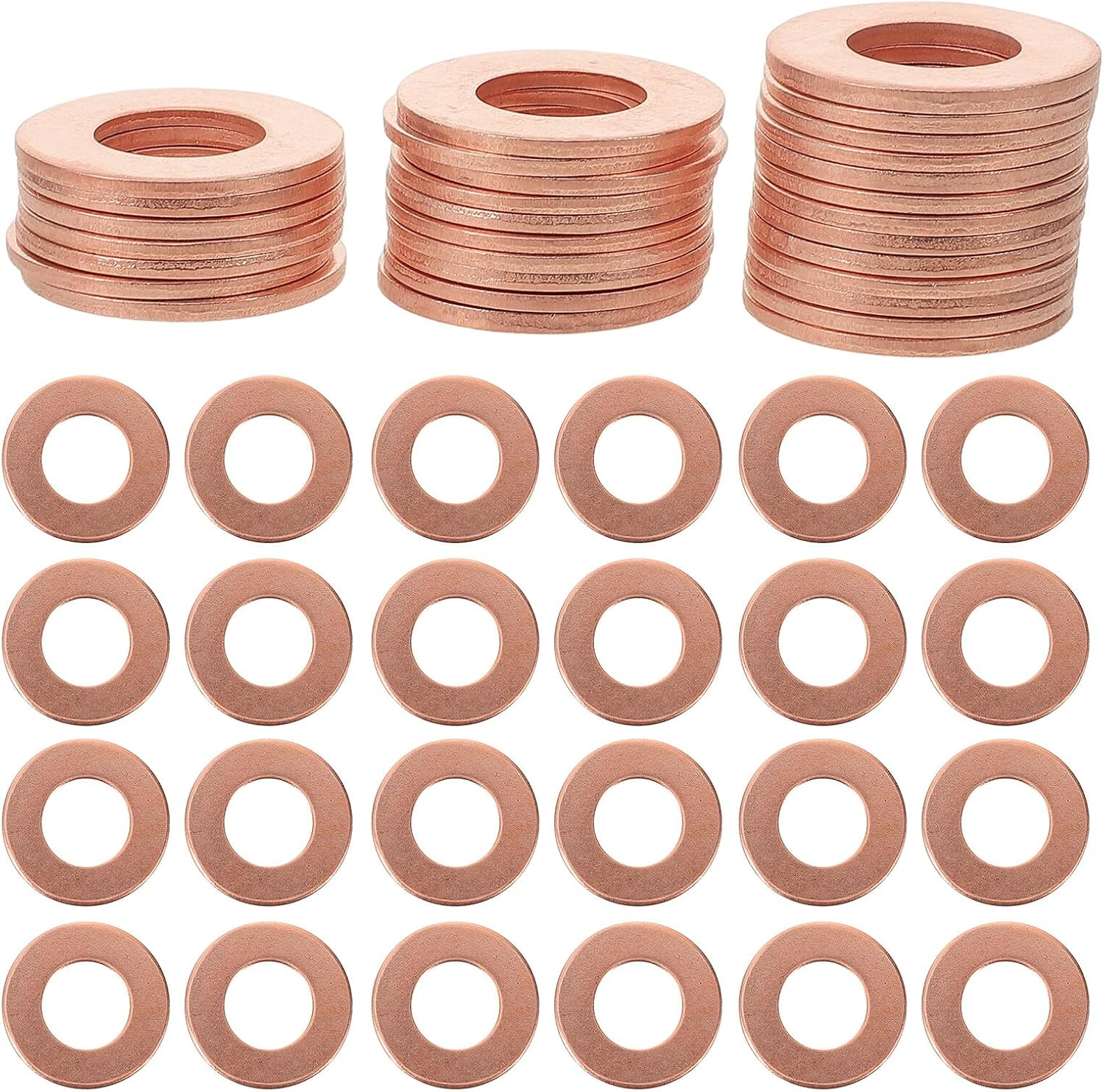 BELLIFFY Dent Puller Rings 200Pcs Spot Welder Washer for Car Body Panel Repair Automotive Welder Kit Paintless Dent Removal Tool for Auto Body Repair image number 5