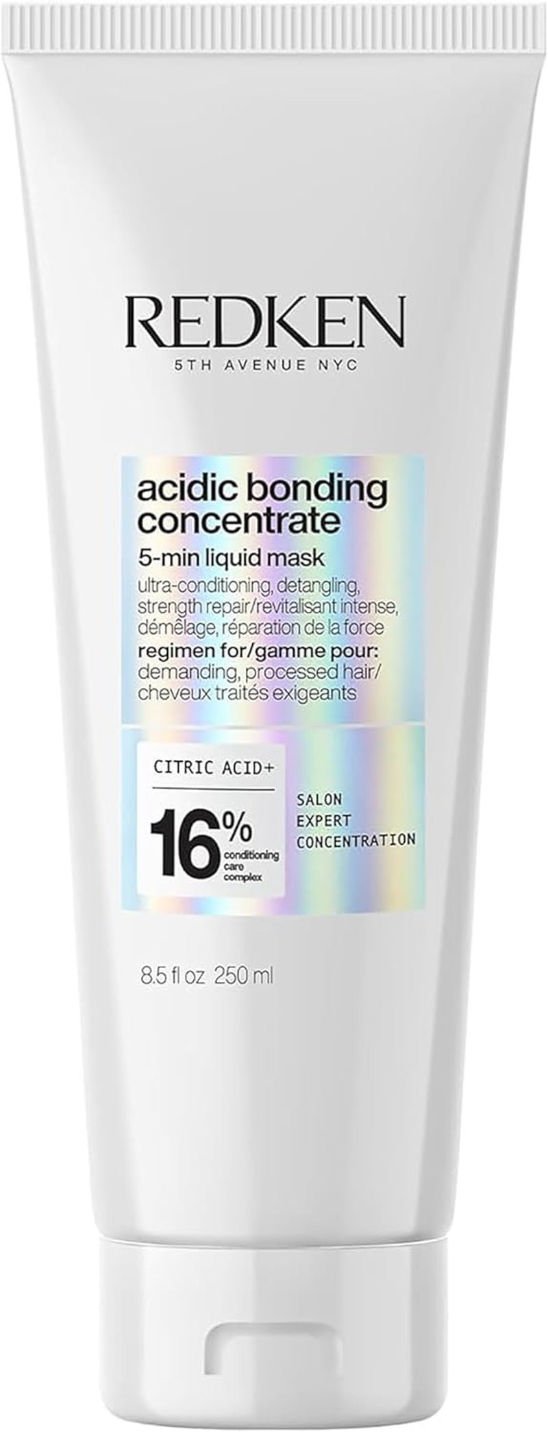 Redken Bonding Hair Mask for Dry, Damaged Hair Repair | Acidic Bonding Concentrate | Hydrating 5 Minute Hair Mask | for All Hair Types | 250Ml image number 5