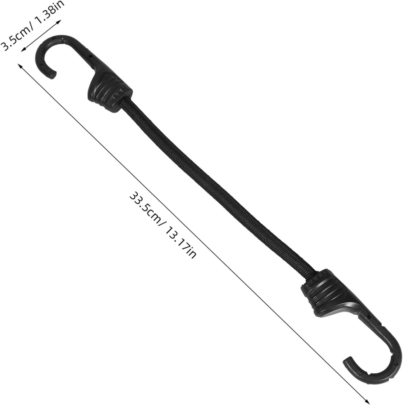 WATIIFUFU 12Pcs Elastic Luggage Straps Bike Hanging Hooks Cord Hooks Spring Trunk Straps Bike Rack for Secure Travel Tie Down image number 5