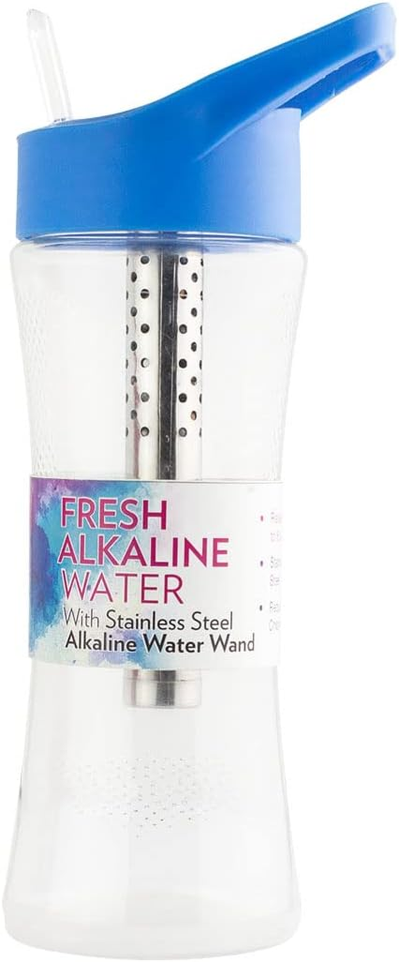 Enviro Products Alkaline Water Bottle with Stainless Steel Alkaline Water Wand, Clear, 700 Ml Capacity image number 2