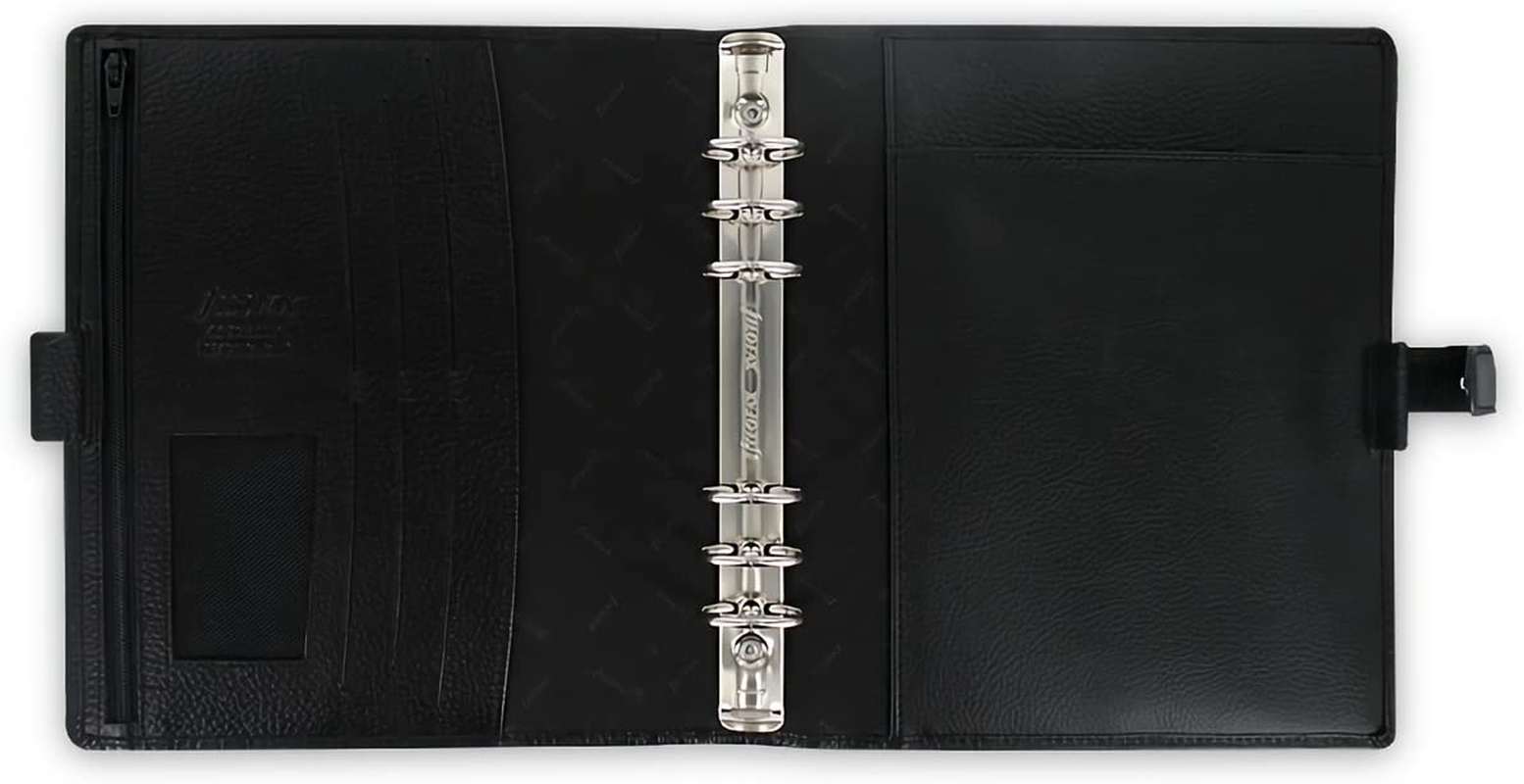 Filofax 18-025368 A5 Finsbury Organiser - Black image number 3
