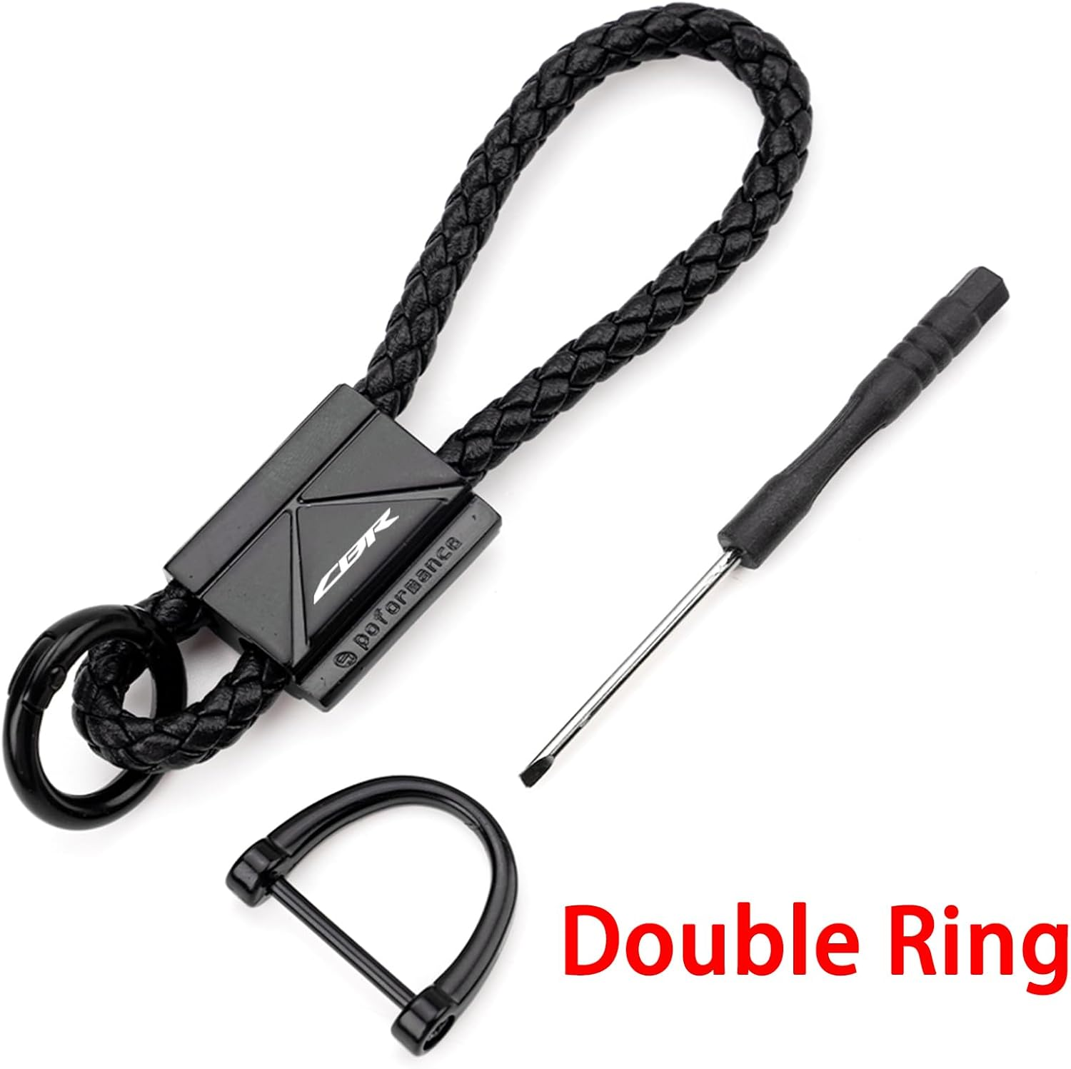 Fit for Honda CBR 600RR CBR1000RR CB500F 500X CB 650R CBR500R CBR250RR CB1100 CNC Motorcycle Key Case Cover Keyring image number 3