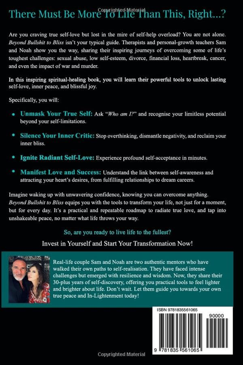 Beyond Bullshit to Bliss: a Transformative Guide to Self-Love, Abundance & In-Lightenment image number 1