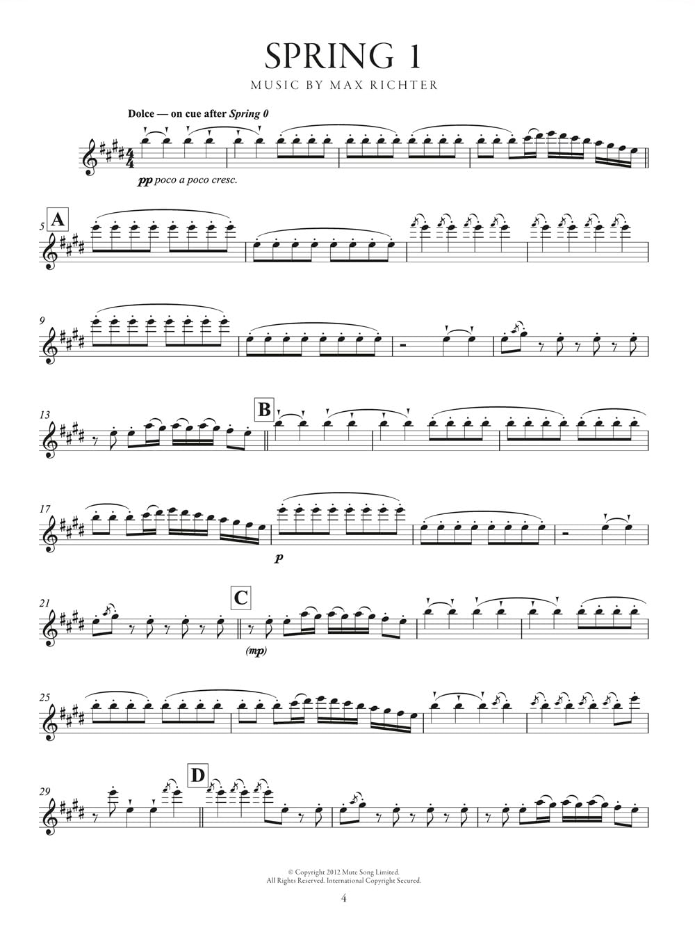 Recomposed by Max Richter - Vivaldi: the Four Seasons: Violin with Piano Accompaniment image number 2