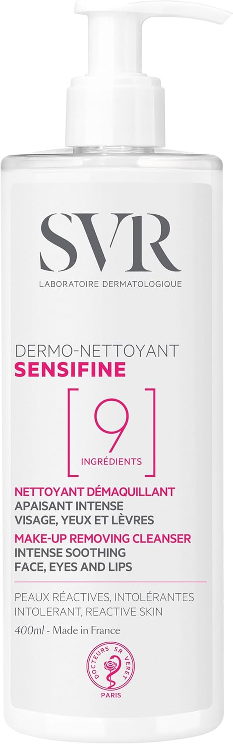 Svr Sensifine Dermo Nettoyant Gel Cleanser 400Ml image number 2