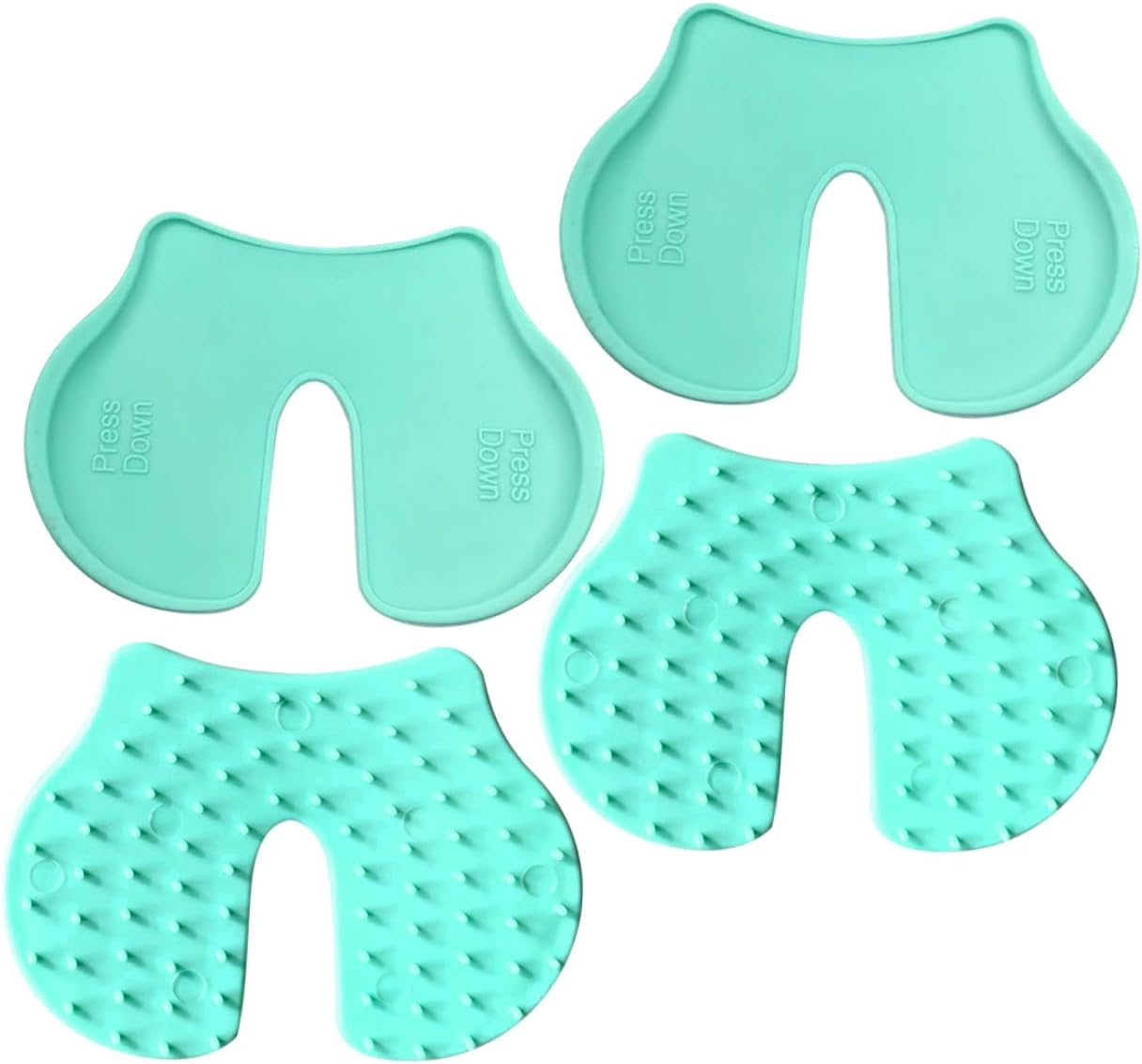 Healeved 4Pcs Injection Pain Reducer Pads Shot Helper for Kids Adults Alleviate Needle Anxiety Reusable Shot Blockers for Comfortable Immunizations Easy to Clean