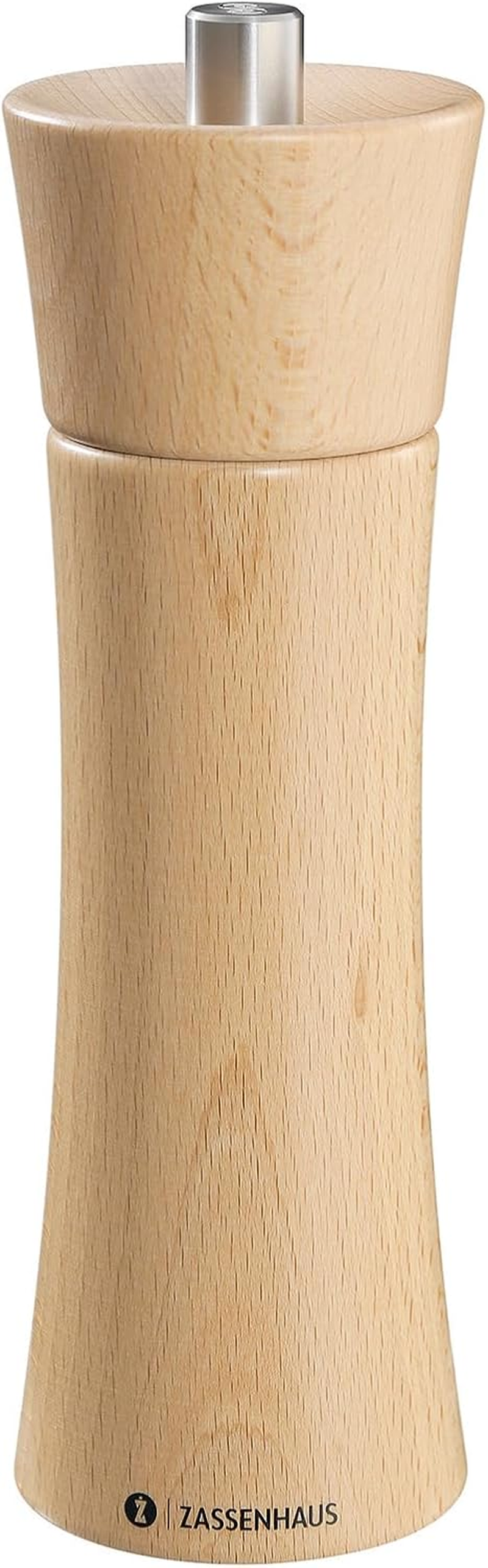 Zassenhaus ZAS-021301 Frankfurt Salt Mill, Beech Wenge Stained, ZAS-021301