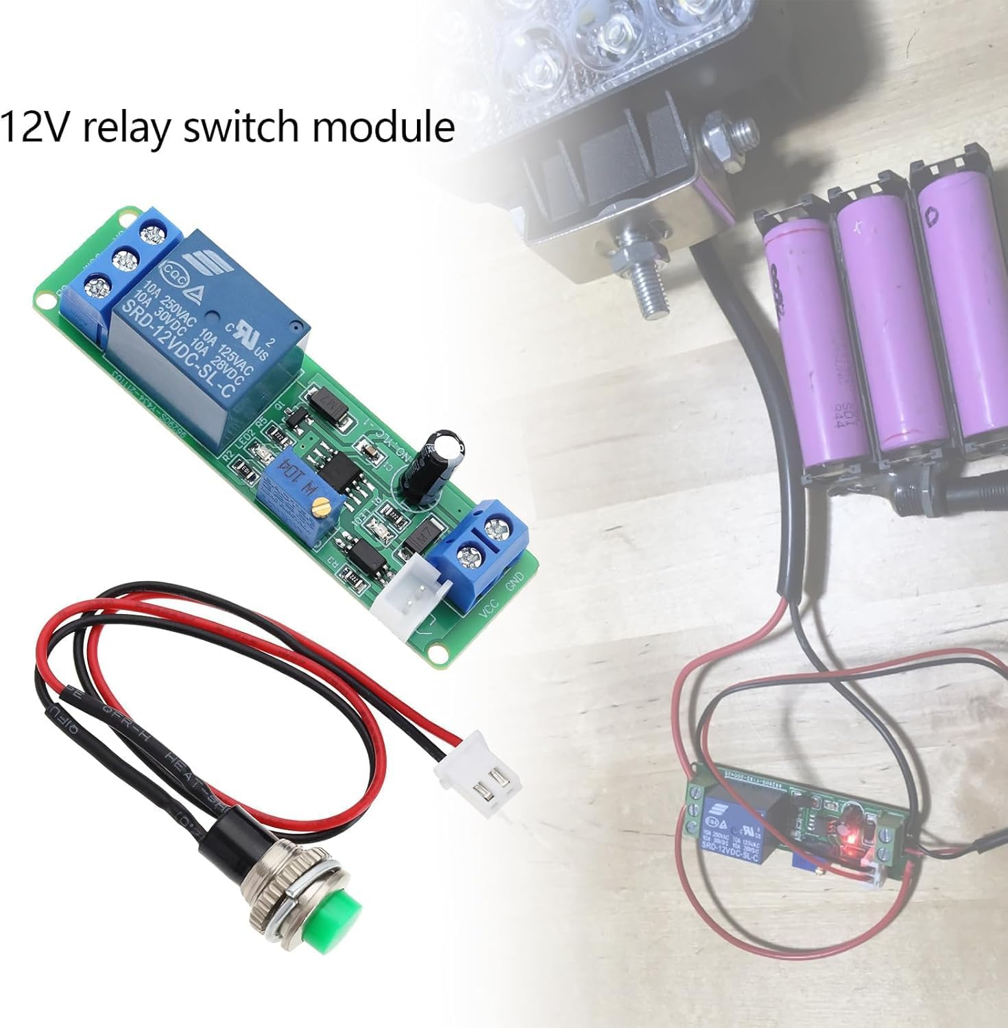 Wzenclave DC 5/12V Timer Switch Module Adjustable Timer Delay Turn off Module with Adjustable On-Off Time Relay for Automation Equipment Robots Intelligent Product Development External Trigger Switch image number 6