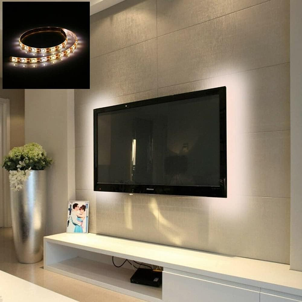 5M Cool White 5V Led Strip Lights 3528 SMD LED Strips Car Boats image number 5