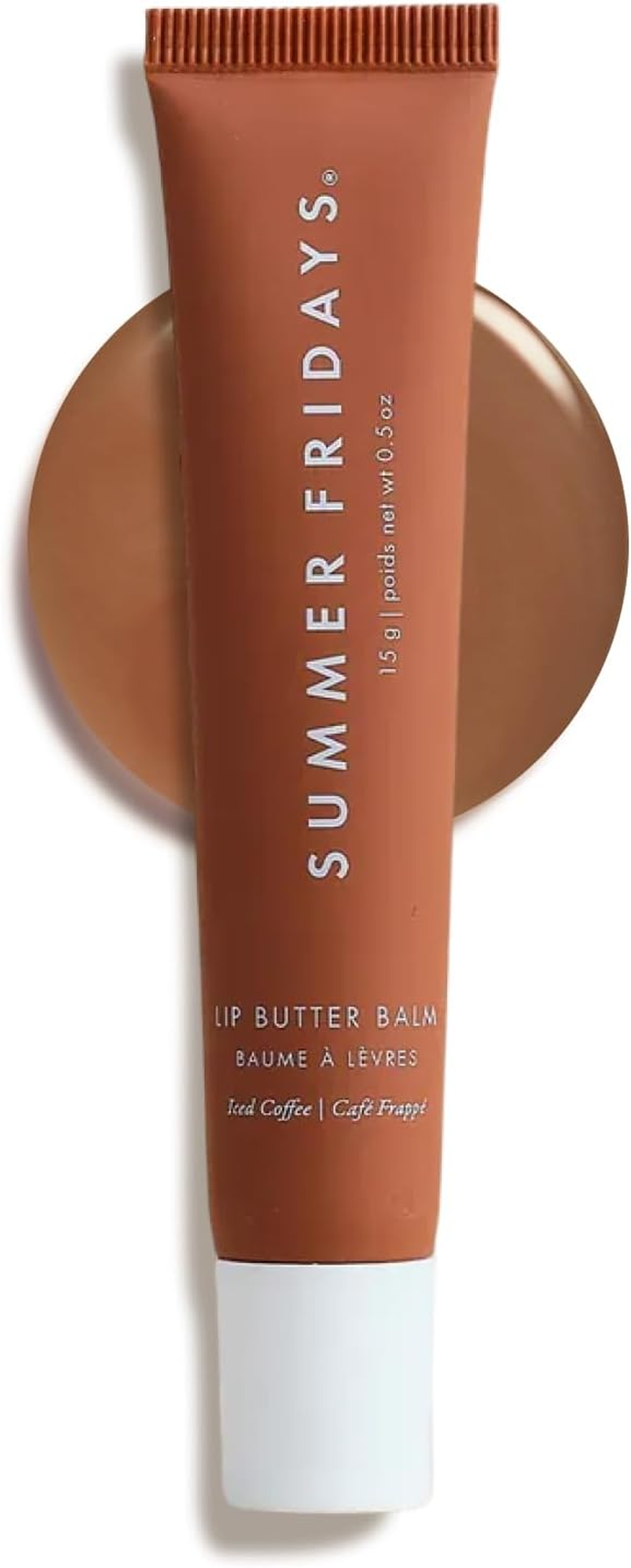 Summer Fridays Lip Butter Balm - Conditioning Lip Mask and Lip Balm for Instant Moisture, Shine and Hydration - Sheer-Tinted, Soothing Lip Care - Pink Sugar (.5 Oz)