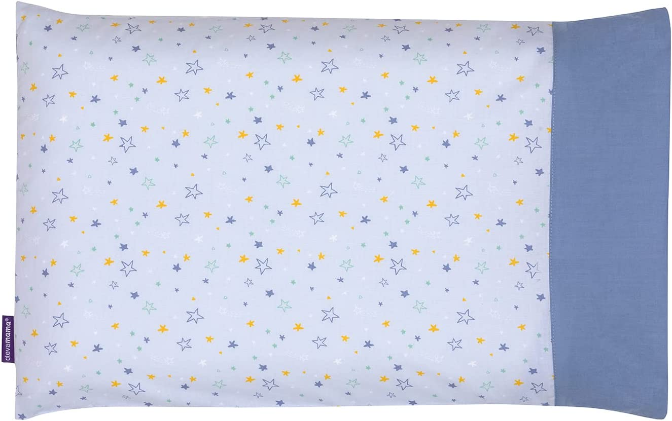 Clevamama Clevafoam Toddler Pillow Case - Blue