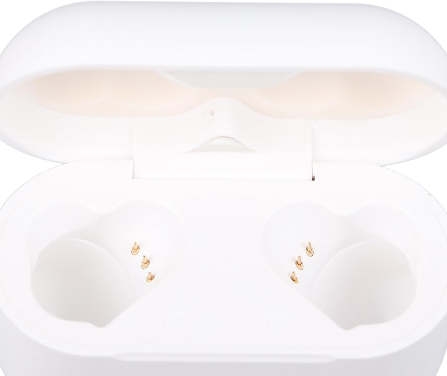 Eacam Stylish Lightweight Noise Canceling Heart Shaped Hifi Surging Bass Wireless Earbuds with 3 Earbud Sizes for Cell Phones, Computers and More, PC, ABS Material, Ships with Built image number 2