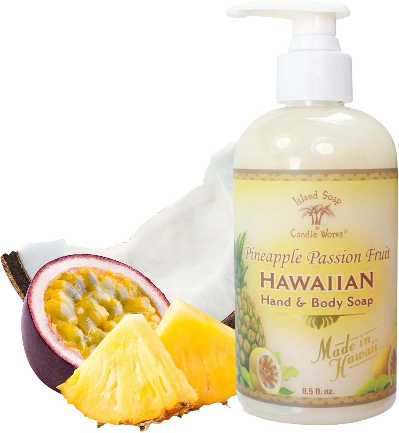 Plumeria Blossom Hawaiian Hand & Body Soap 250Ml image number 1