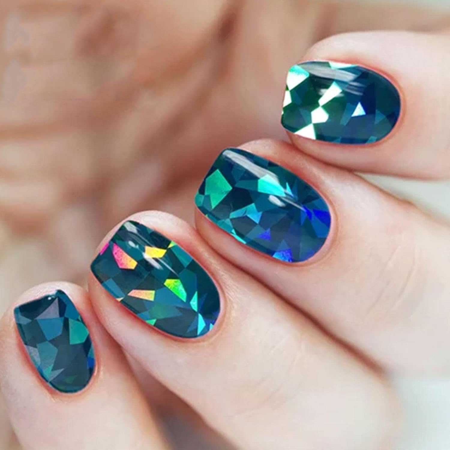 Foil Rolls | Stickers Set for Nail Design, Decals, Colorful Transfer Nail Foils Manicure Tips Decoration For image number 6