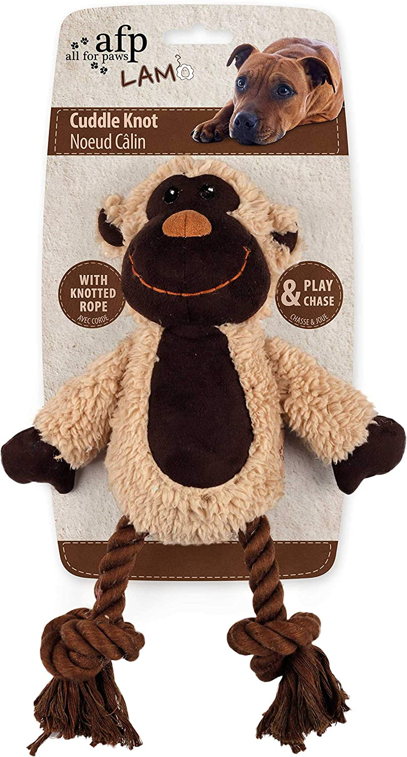 ALL for PAWS 3109 Cuddle Dental Horse with Rope Dog Toy image number 2