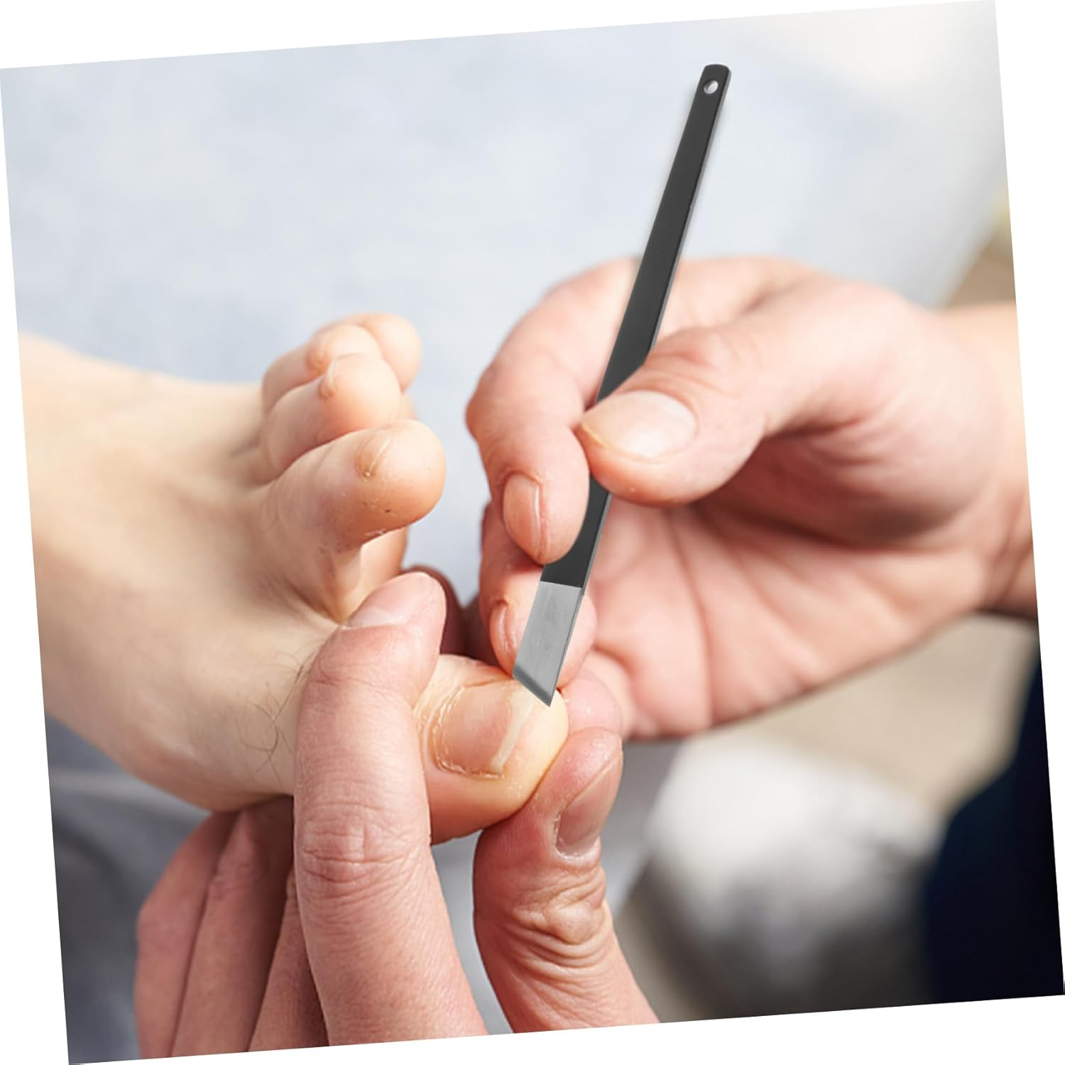 Ipetboom 4Pcs Stainless Steel Pedicure Knife for Toenail Trim Professional Nail Trimmer image number 3