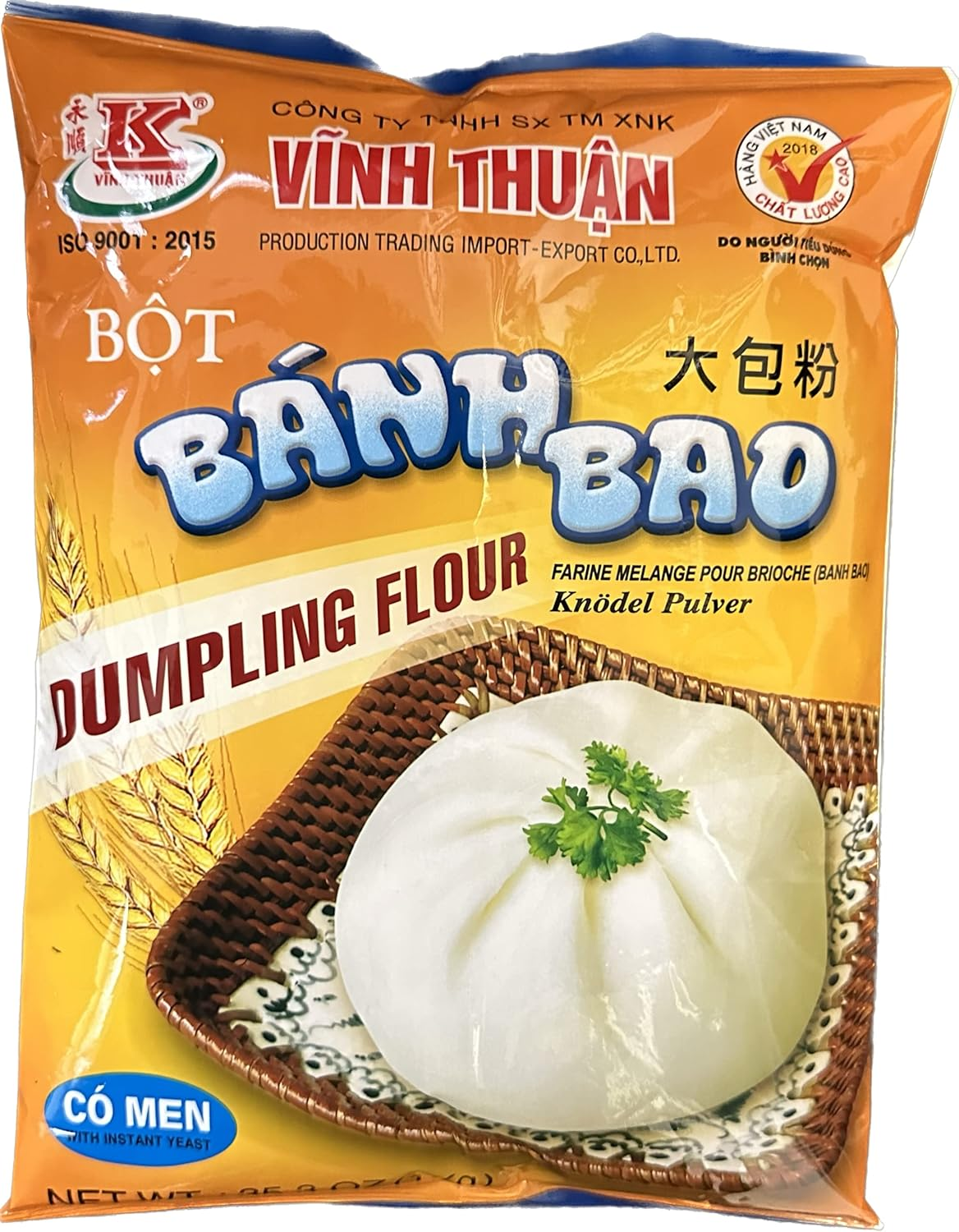 Vinh Thuan Banh Bao Dumpling Flour 1Kg image number 1