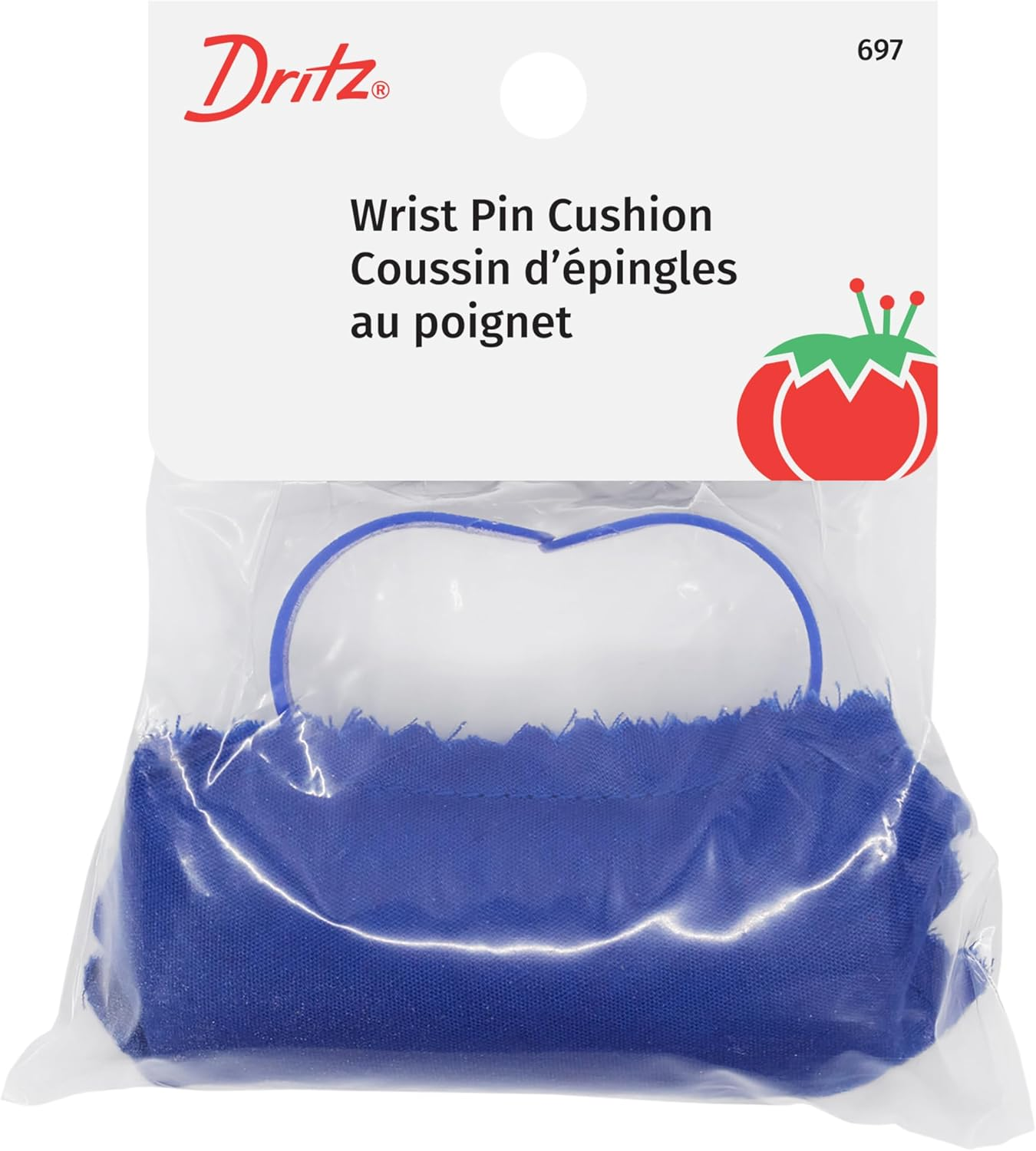Dritz Wrist Tomato Adjustable Strap, Assorted Colors: Pink, Purple & Teal, One Size Fits All, 1 Count Pin Cushion image number 1