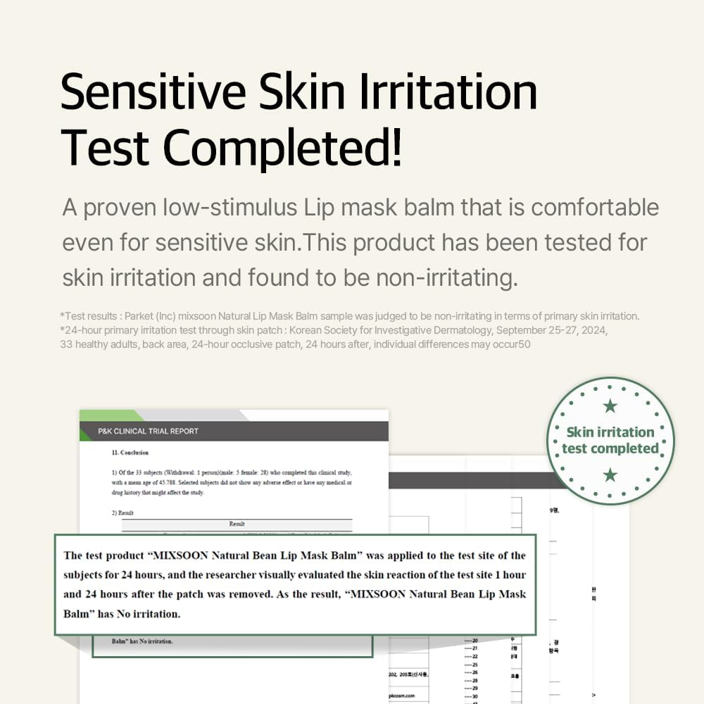 Mixsoon Natural Bean Lip Mask Balm