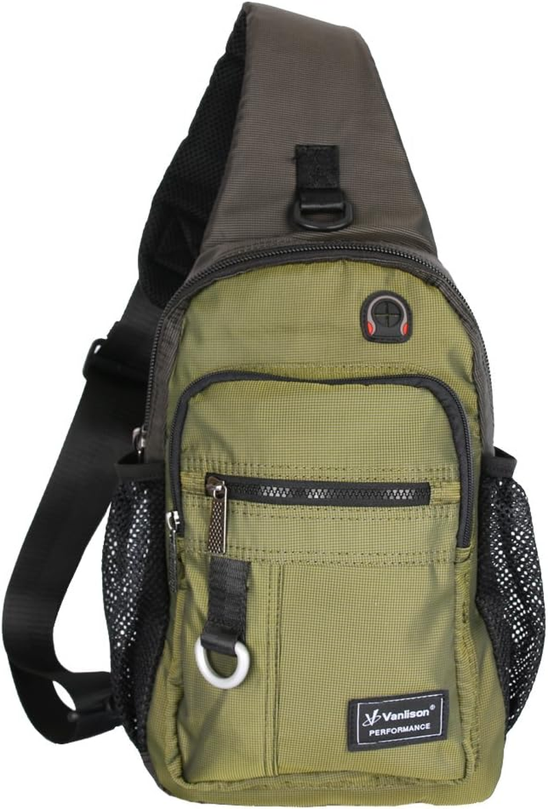 Vanlison Crossbody Sling Bag Small Backpack for Men Women Teens Bag