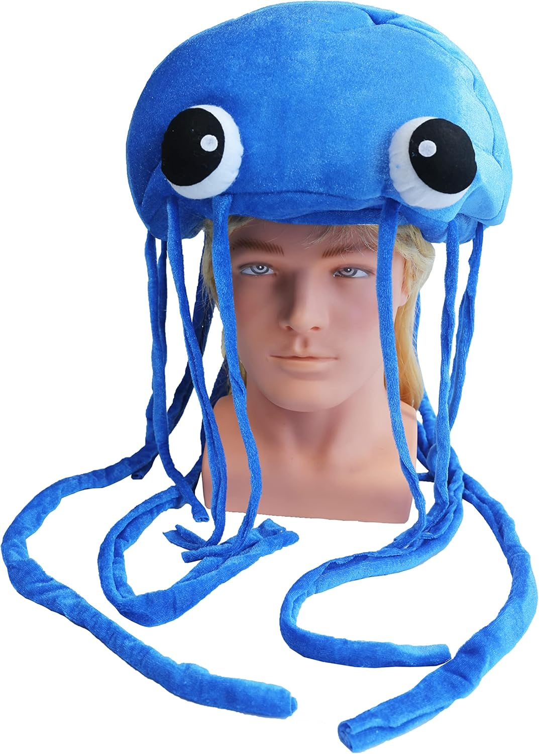 Jellyfish Costume Hats.Handmade Jellyfish Costumeparty Hat. One Size Fits Most Costume Headwear. image number 4