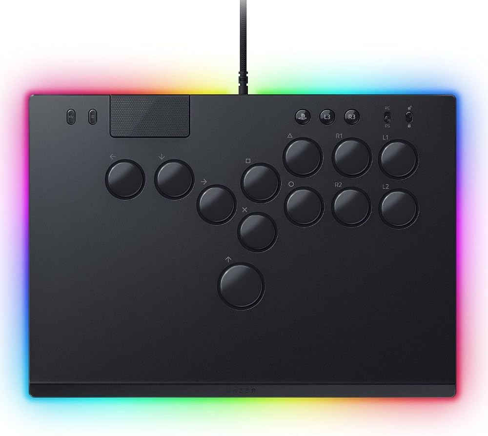 Razer Kitsune - All-Button Optical Arcade Controller for PS5&trade; and PC - Black