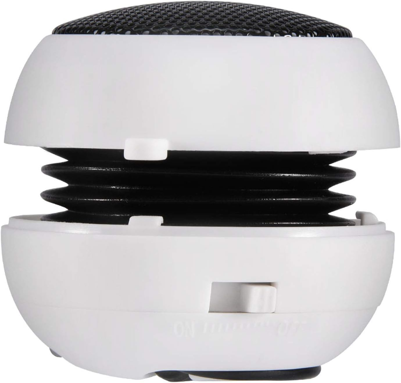 USB Computer Speaker, Mini Portable External Speaker with 3.5Mm Audio Jack, Loud Volume, Stereo Sound Desktop Speaker for PC Laptop Mobile Phone MP3 MP4 MP5, Built in Battery (White) image number 2