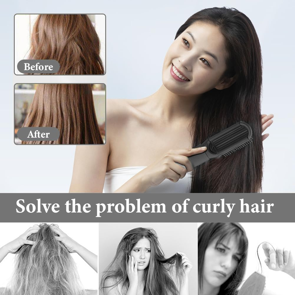 4Pcs/2Pcs Folding Travel Hair Brush with Mirror,Compact Pocket Hair Comb Travel Brush for Women Mini Hairs Brushs for Men Pocket Brushs Hairs Styling Tools(Color:2Pcs) - 2Pcs image number 4