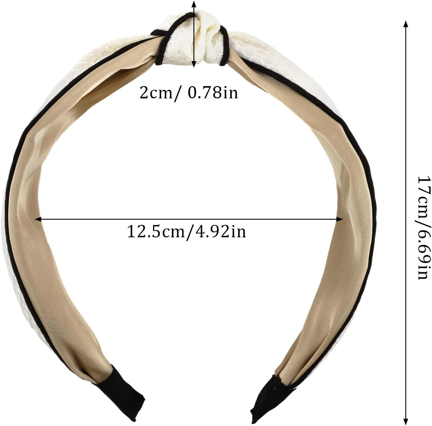 EXIPSAT Women'S Headband Set, Wide Headband & Hair Band, Colourful Hair Accessories with Wrap Look for Women, Pack of 3 image number 2