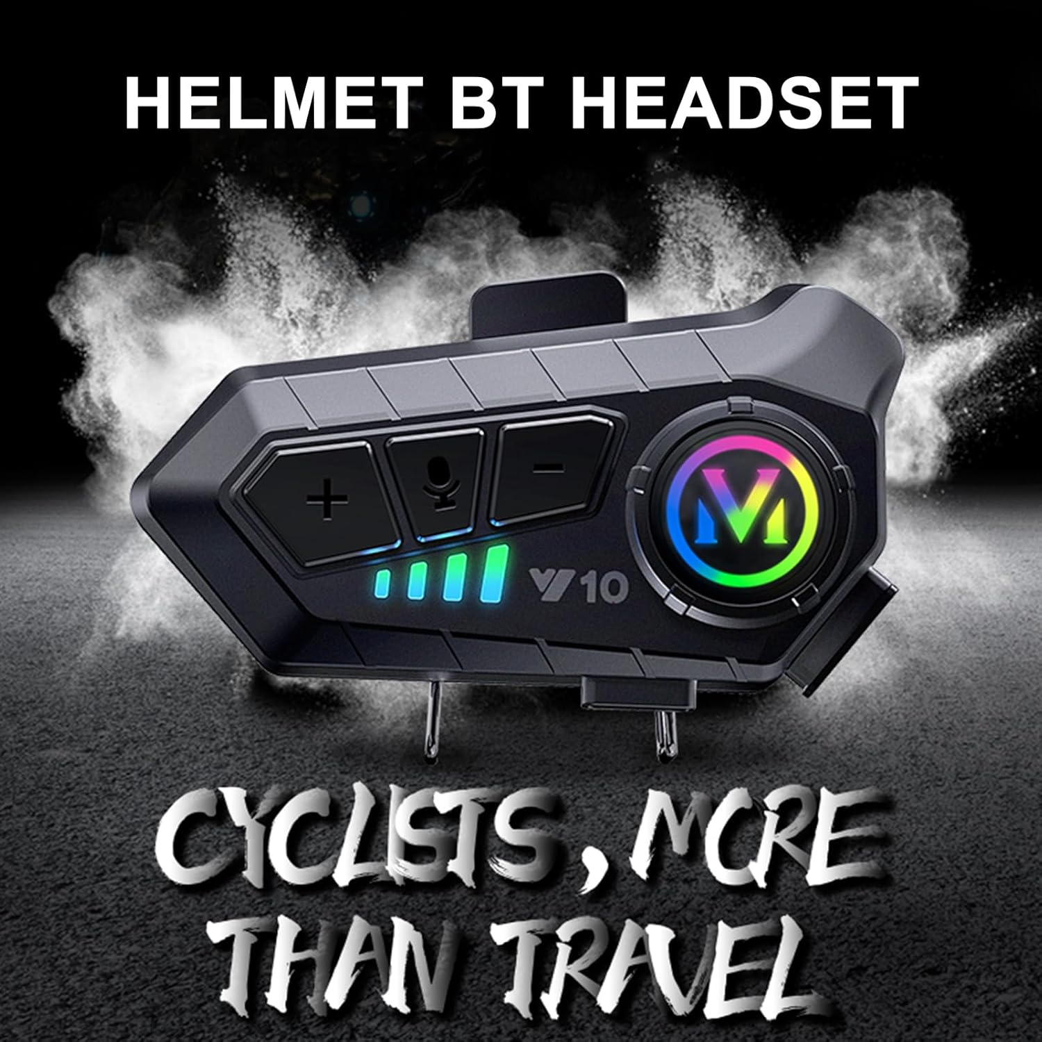 Xinyee Y10 Motorcycle BT5.3 Intercom Headset Noise Cancellation Compatible with a Variety of Helmets image number 4