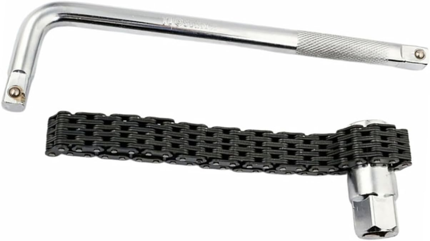 FUNOMOCYA Wrench Chain Wrench Oil Strainer Removal Tool Chain Supply for Automotive Repair Device Accessory for Vehicle Maintenance image number 6