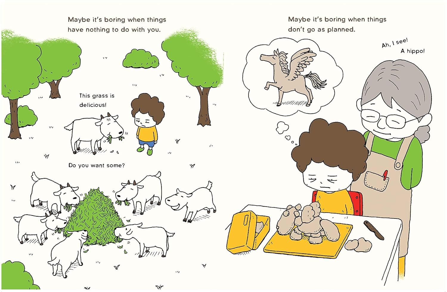 The Boring Book: (Childrens Book about Boredom, Funny Kids Picture Book, Early Elementary School Story Book) image number 1