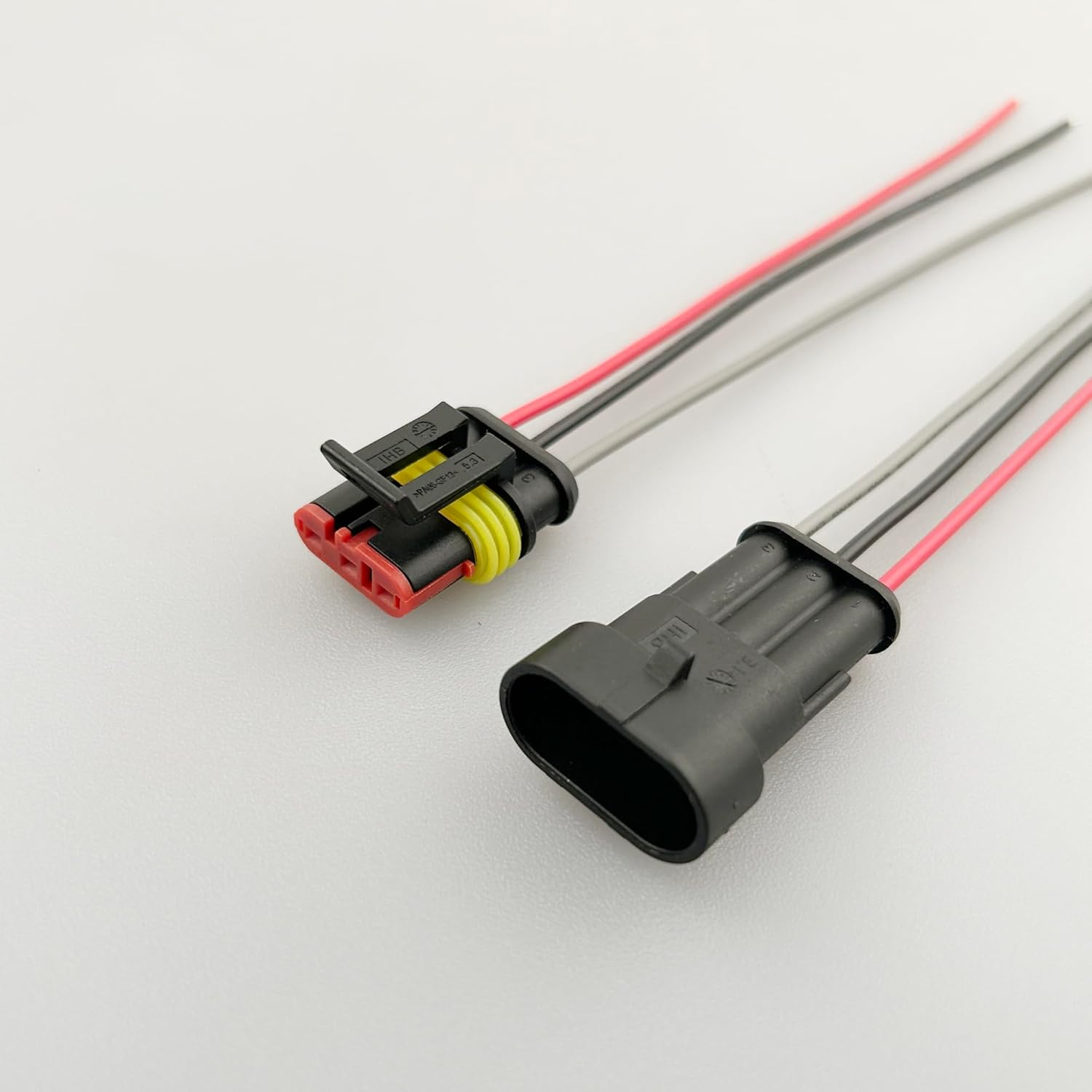 EFGTEK 6 Pack 4 Pin Automotive Electrical Connector 20AWG Plug Socket Quick Disconnect Waterproof 2 Way Wire Connectors with 10Cm Wire AWG Male and Female Way Marine 1.5Mm Series Terminal Connector image number 3