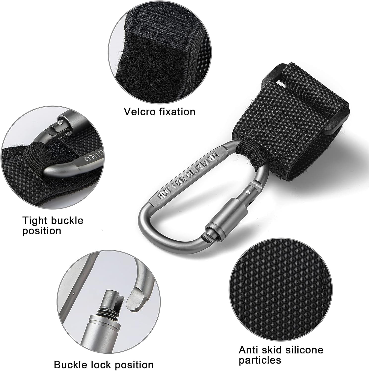 Baby Stroller Hook, Clip or Hang a Diaper Bag to Your Pram or Buggy, 2 Pieces image number 4