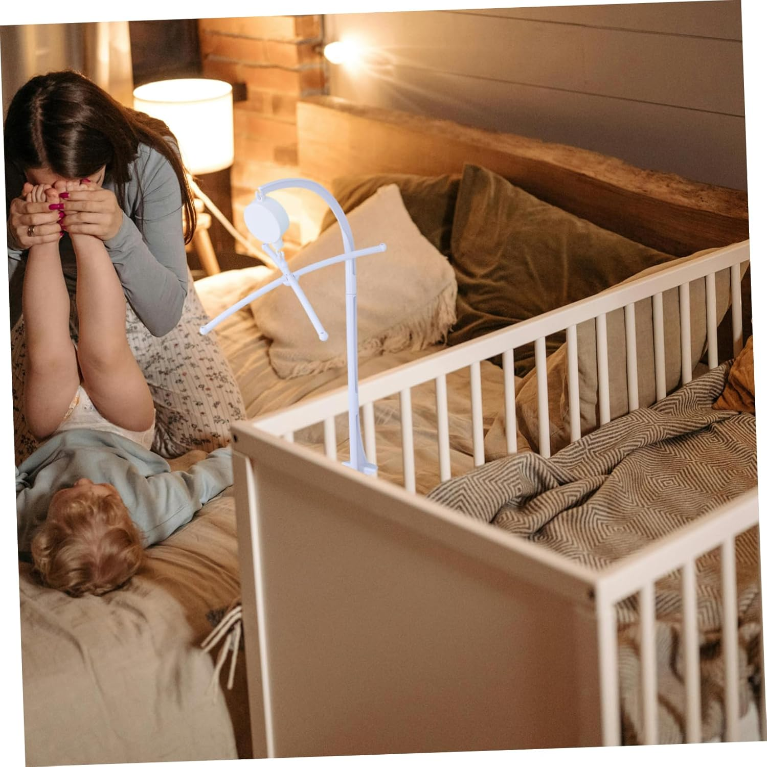 Adjustable Crib Mobile Stand with Clamp Versatile Cot Mobile Arm for Easy Installation Height and Wide Compatibility for Cribs