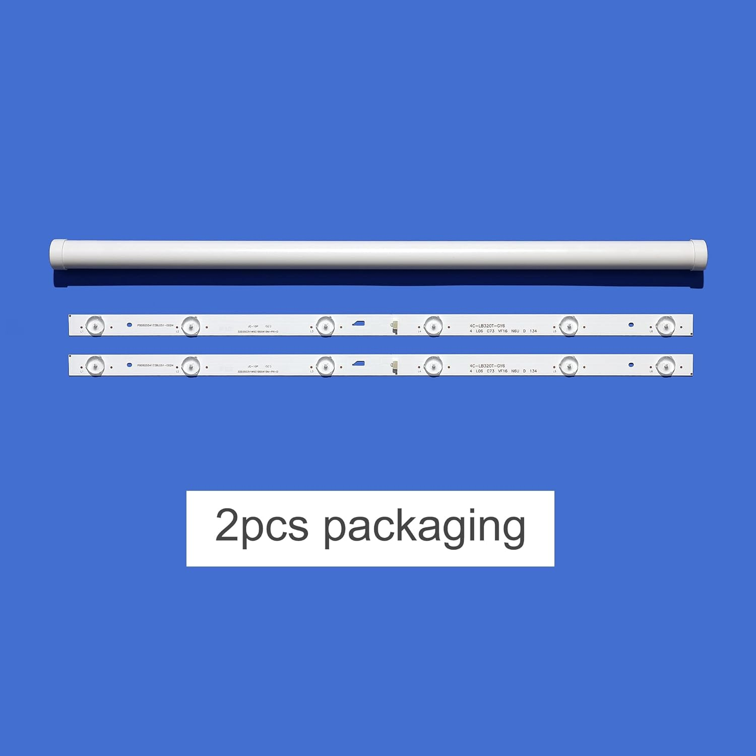 2Pcs/Kit LED Strips Fit for Thomson 32 TV T32D16DH 01B T32D16DH 01W JL.D32061330 004AS M 4C LB320T JF3 4C LB320T JF4 image number 3