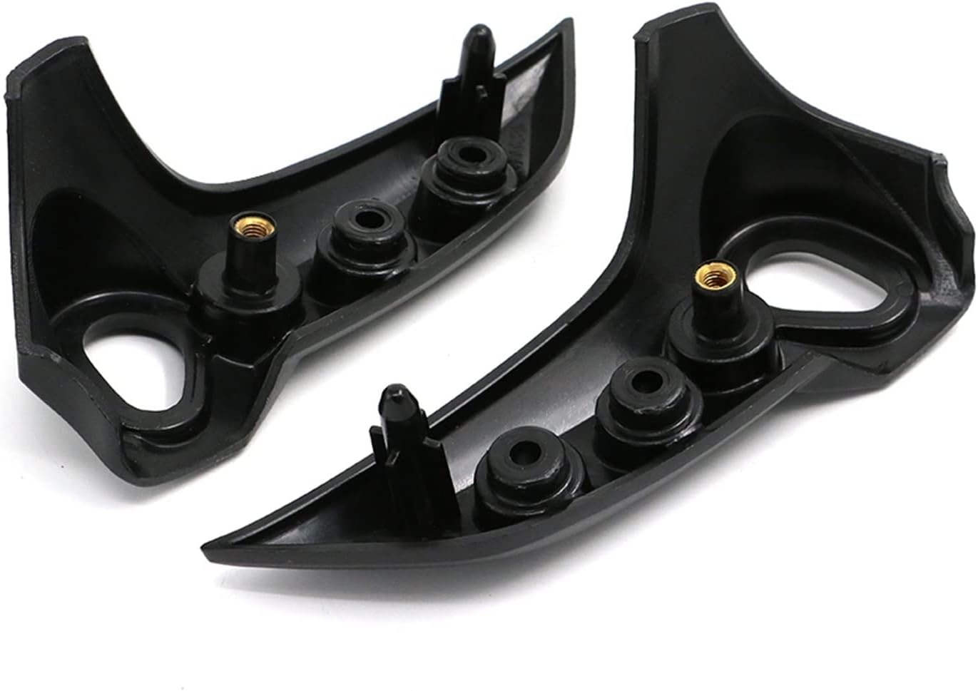 CAREG Compatible with Yamaha FZ6 FZ6-N FZ6N New Black Bracket Headlight Upper Side Motorcycle Parts Plastic 2004 2005 2006 2007 2008 2009 FZ 6N image number 3