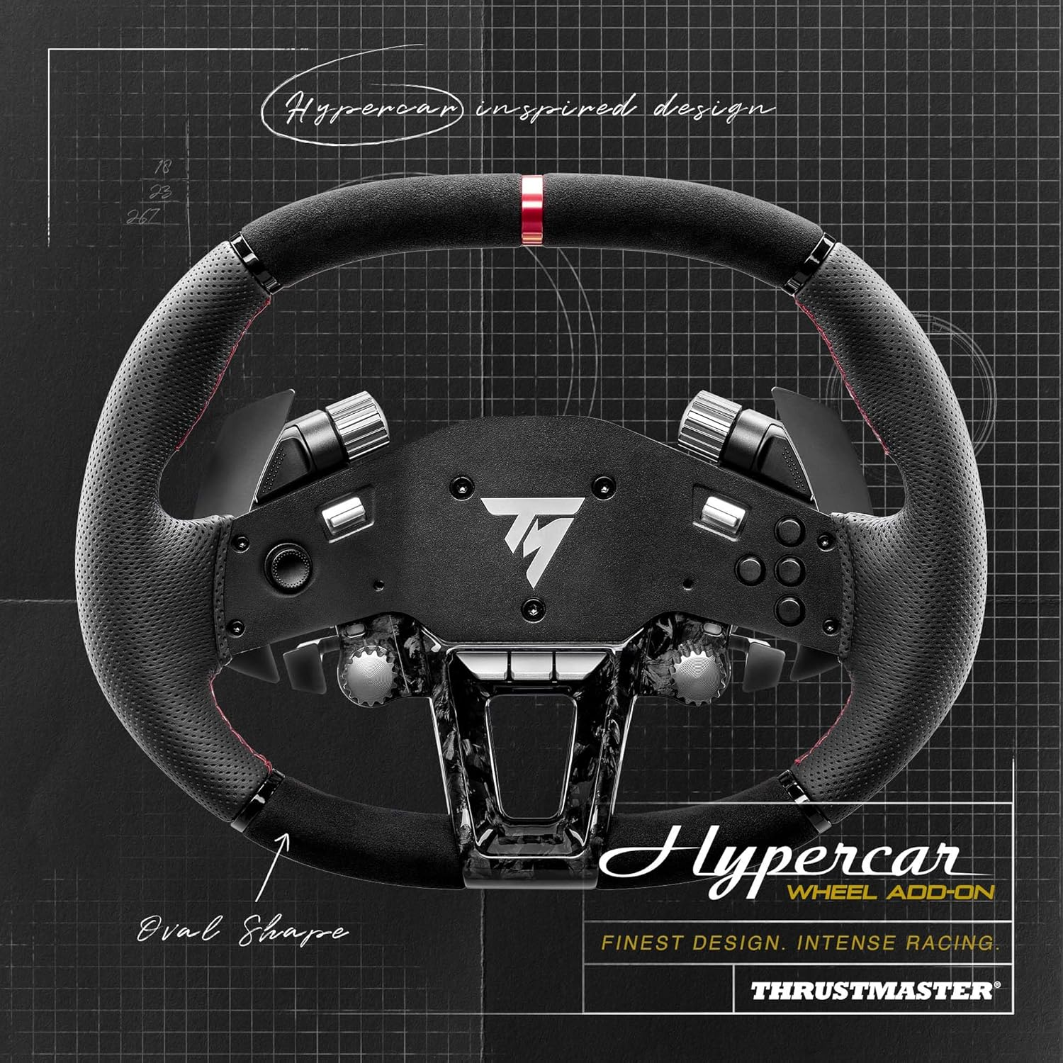 Thrustmaster Hypercar Wheel Add-On, Premium Wheel Rim, for PC and Consoles image number 3
