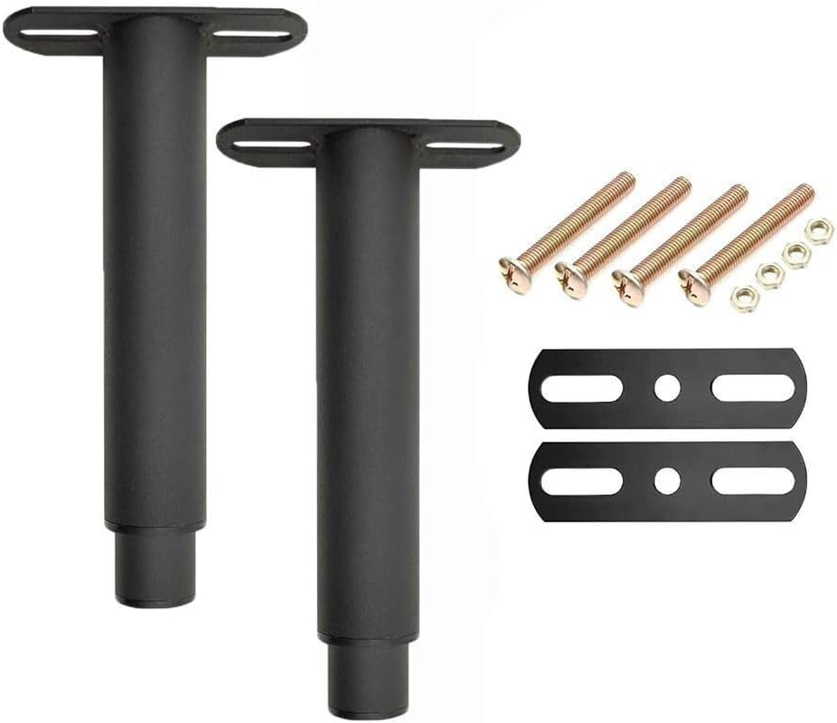 2Pcs Adjustable Leg for Bed Frame 18-33Cm Retractable Metal Feet Furniture Support Legs, Metal Furniture Support Legs for Cabinet Sofa Bed DIY Heavy Duty Support Leg(7.08"-13") image number 3