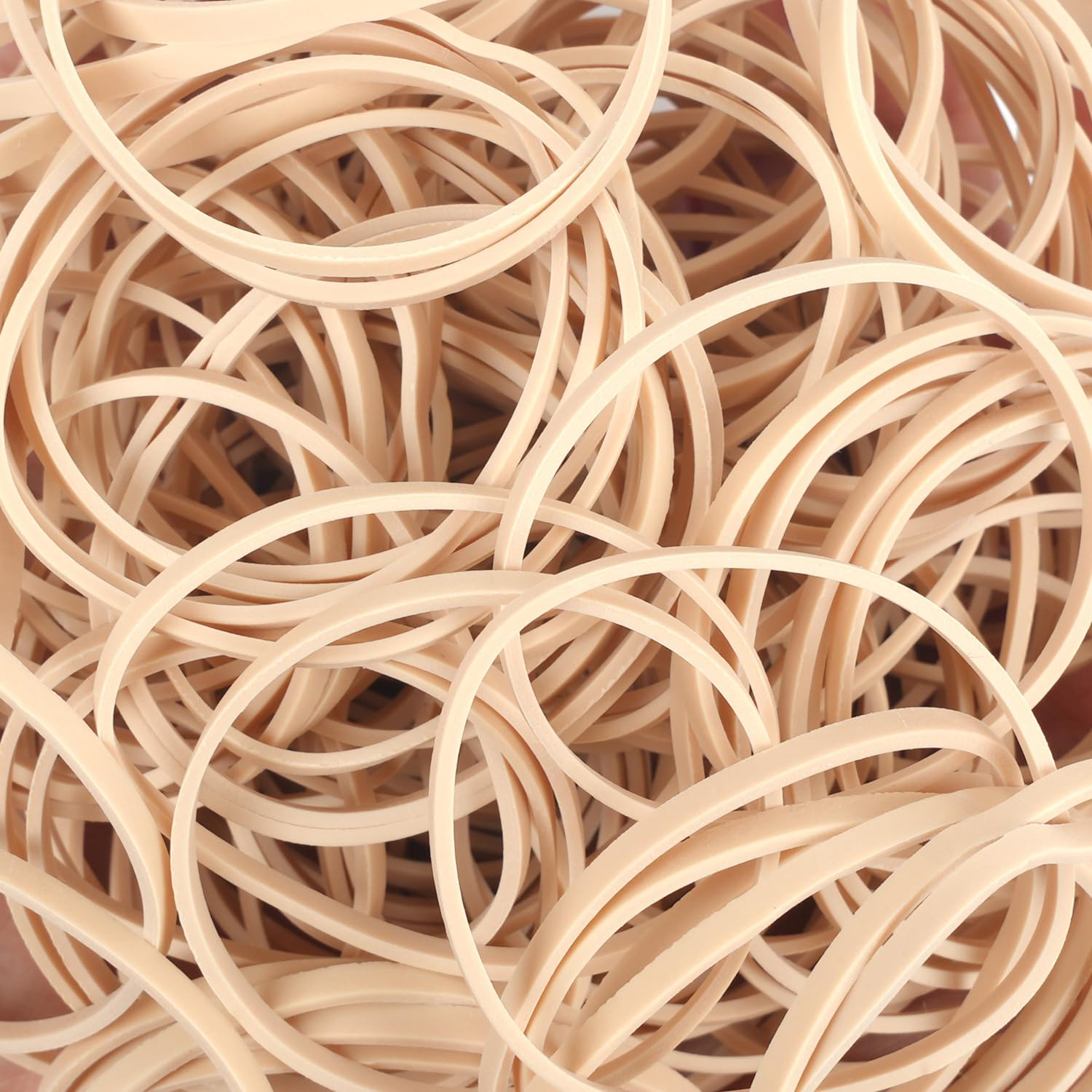 Rubber Bands Beige No.32 Size#32 Elastic Rubber Band 200Pcs 200Grams Office Supplies File Folders Litter Box image number 2